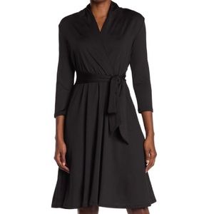 Love by Design wrap dress, size small, black, brand new with tags